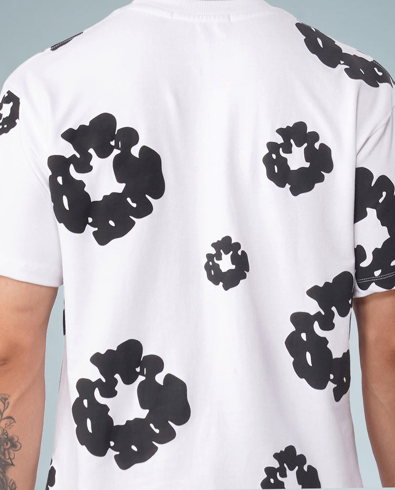 Pop Vibe Oversized Tee – Midnight Butter