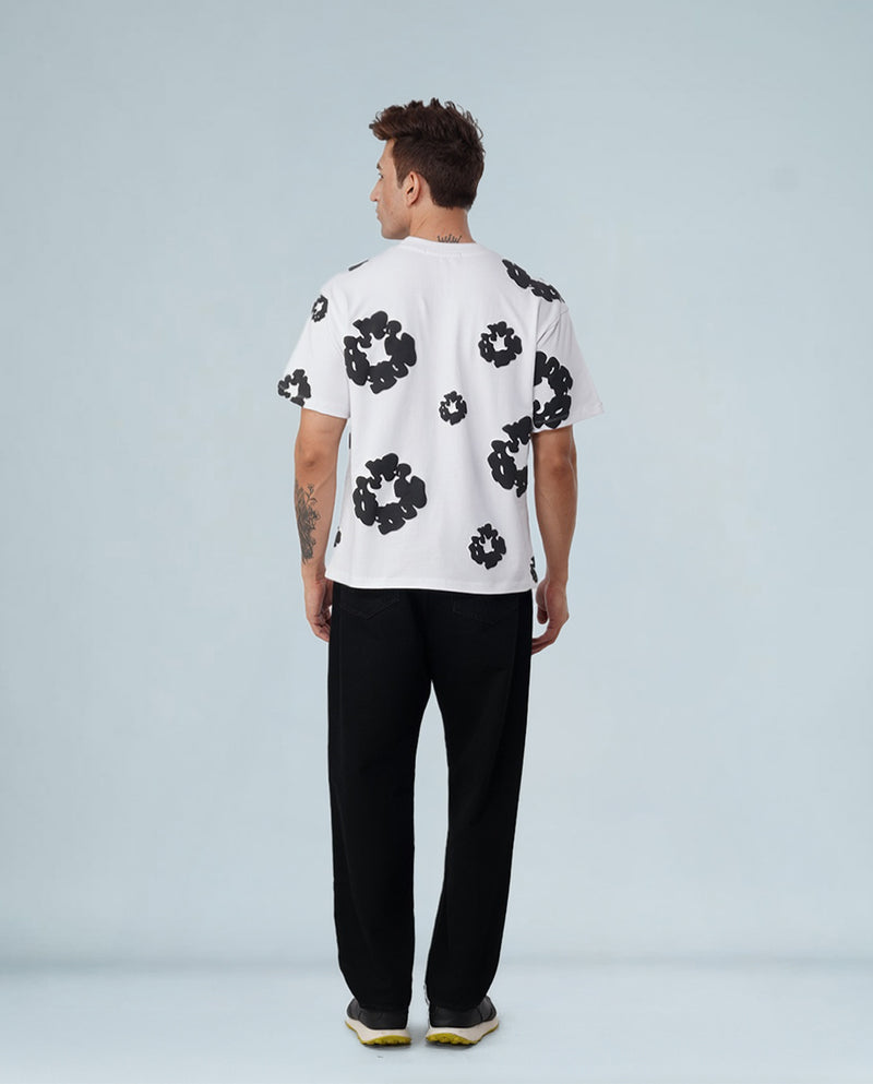 Pop Vibe Oversized Tee – Midnight Butter