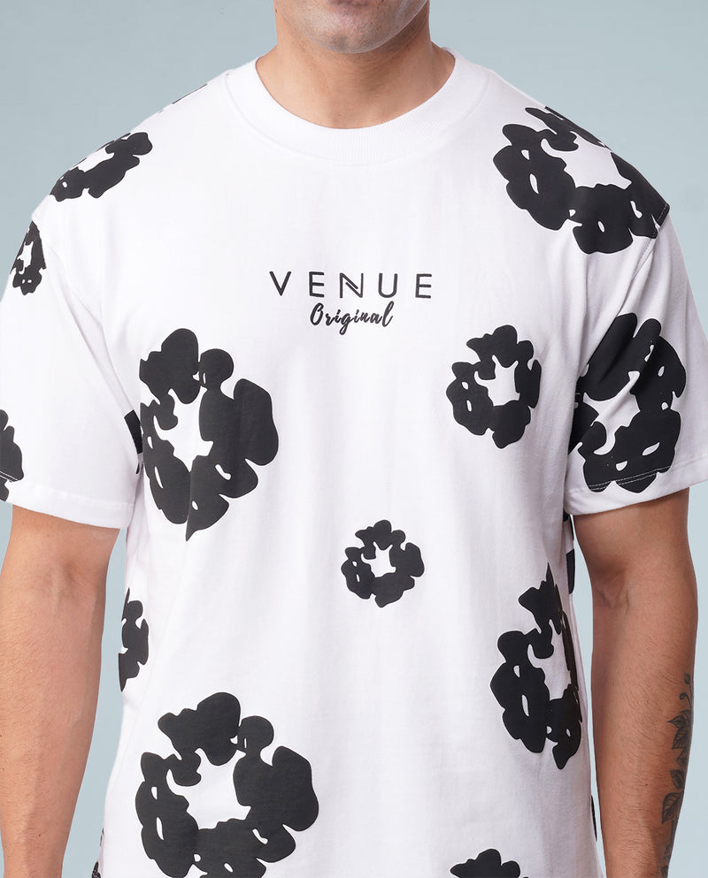 Pop Vibe Oversized Tee – Midnight Butter