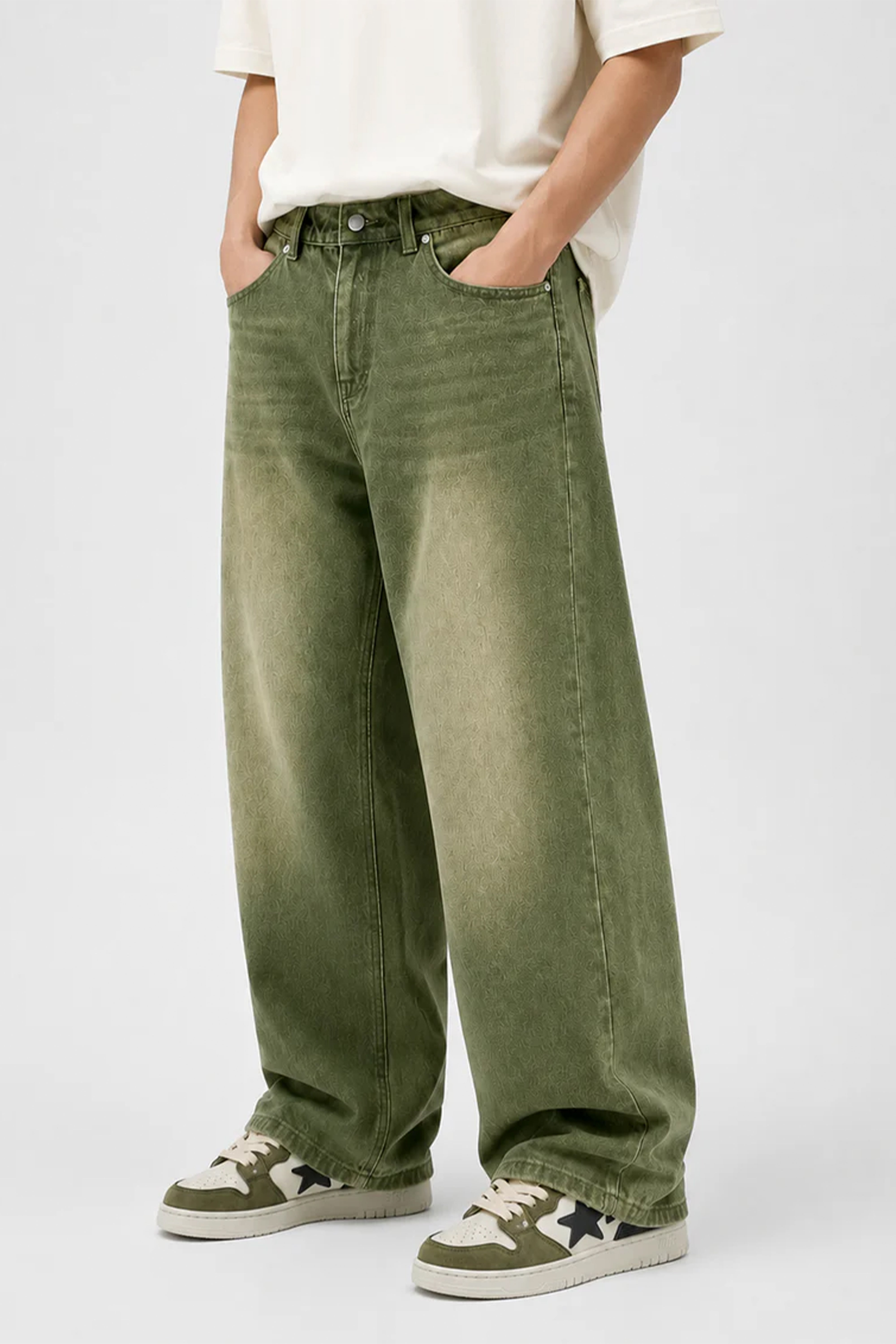 Matcha Stone Wash Denim