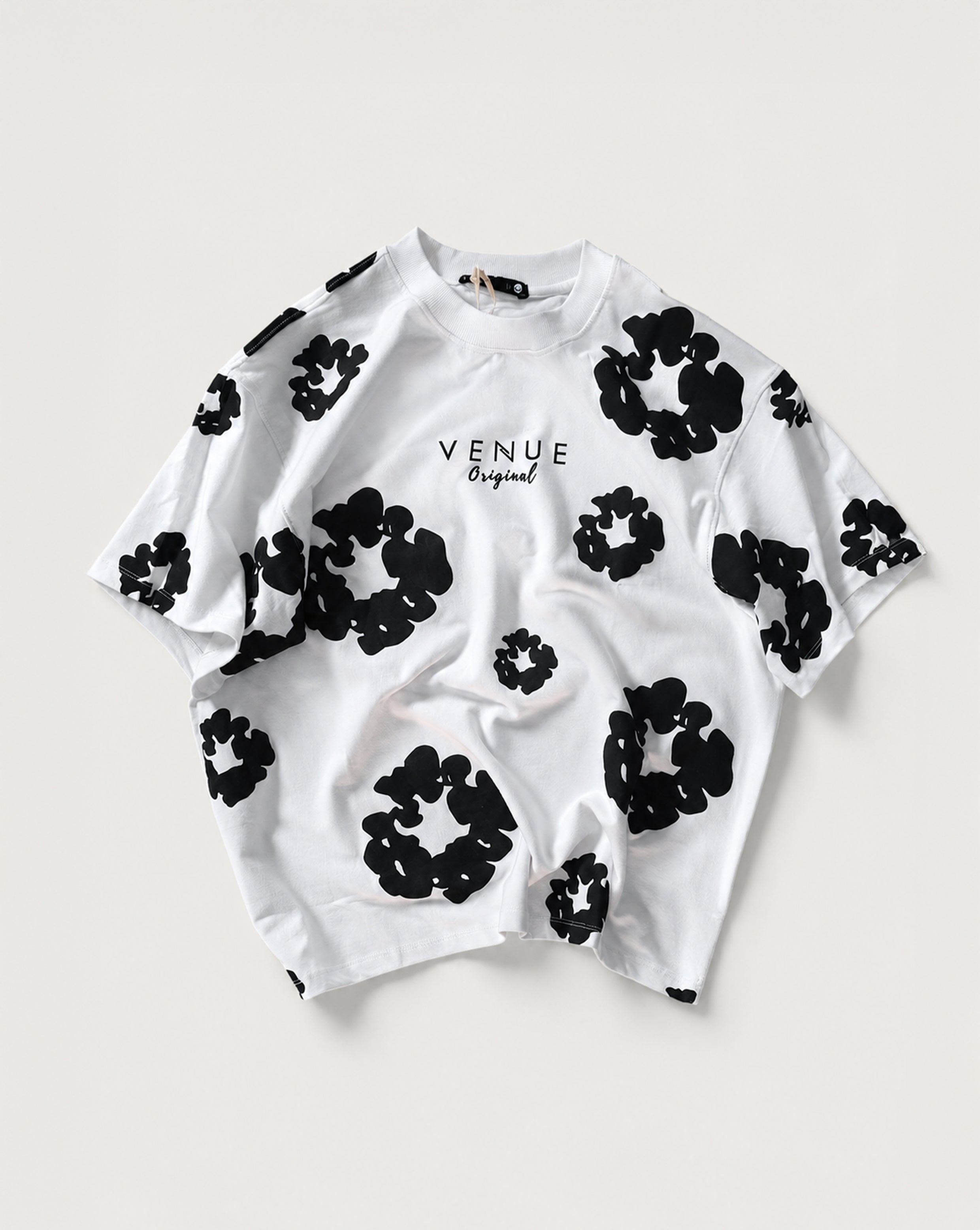 Pop Vibe Oversized Tee – Midnight Butter