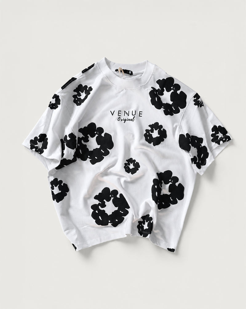 Pop Vibe Oversized Tee – Midnight Butter