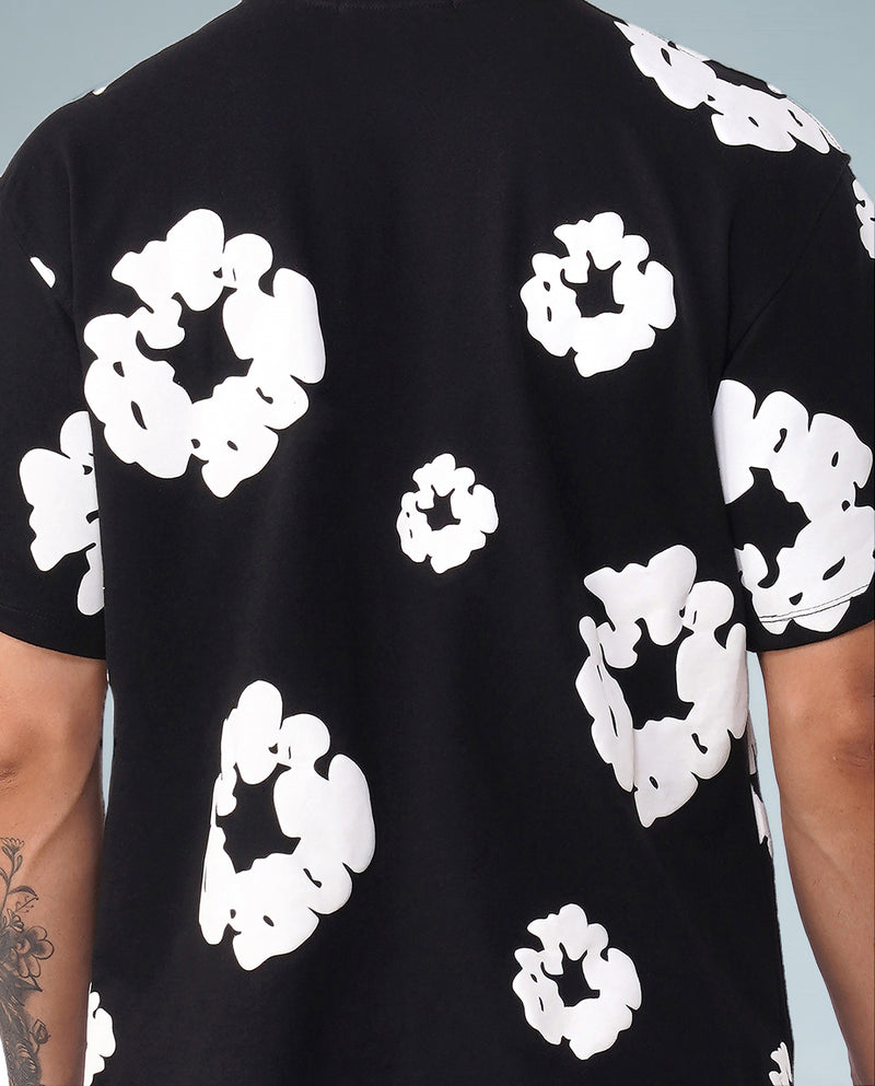 Pop Vibe Oversized Tee – Midnight Butter
