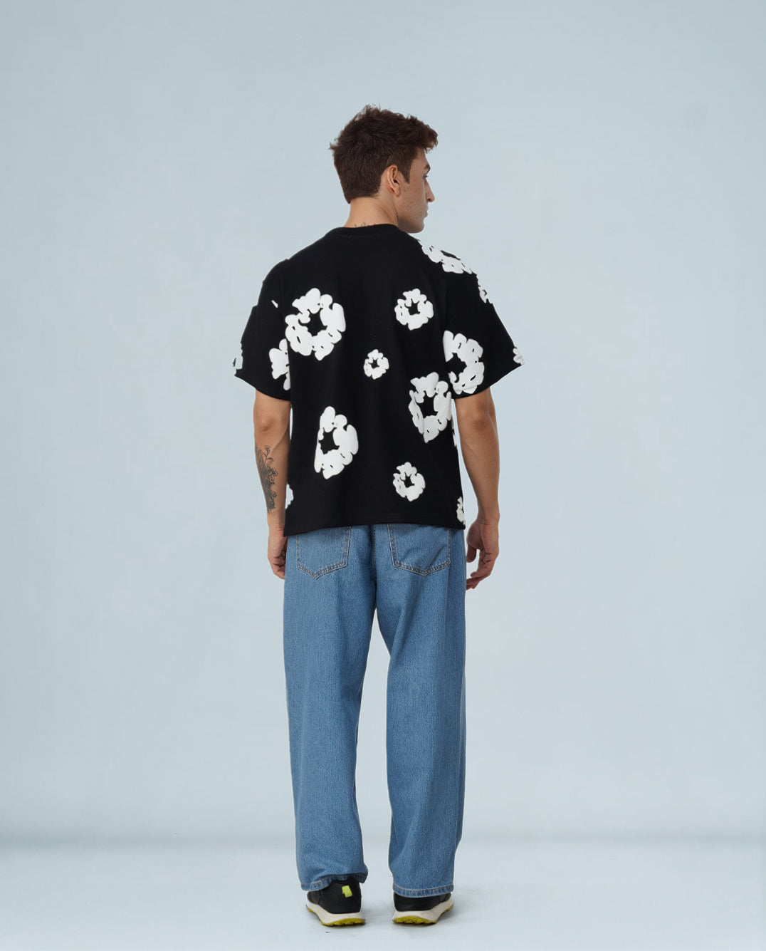 Pop Vibe Oversized Tee – Midnight Butter