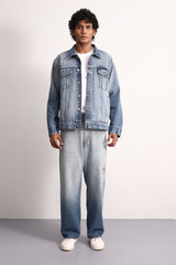 Skyblue Stonewash Classic Denim Jacket