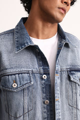 Skyblue Stonewash Classic Denim Jacket