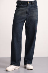 Deep Indigo Straight Denim