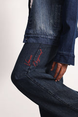 Deep Indigo Straight Denim