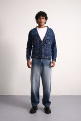 Indigo Utility Denim Jacket