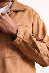 Desert Tan Suede Jacket