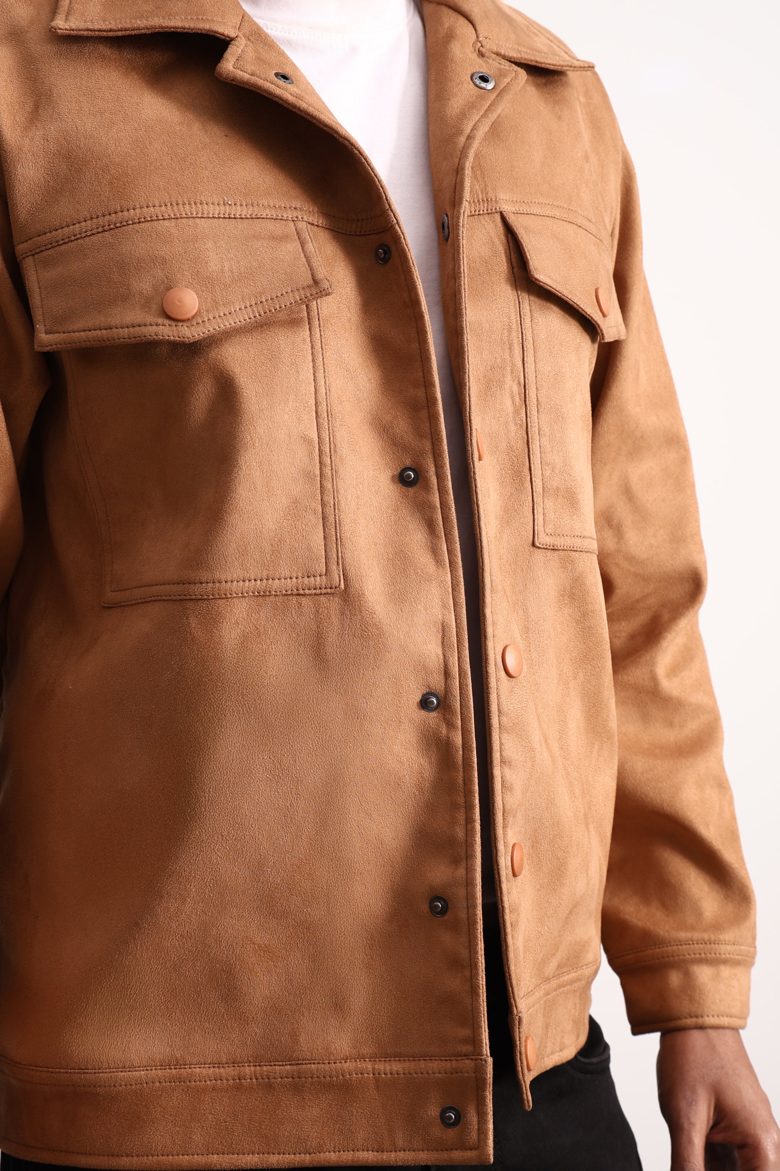 Desert Tan Suede Jacket