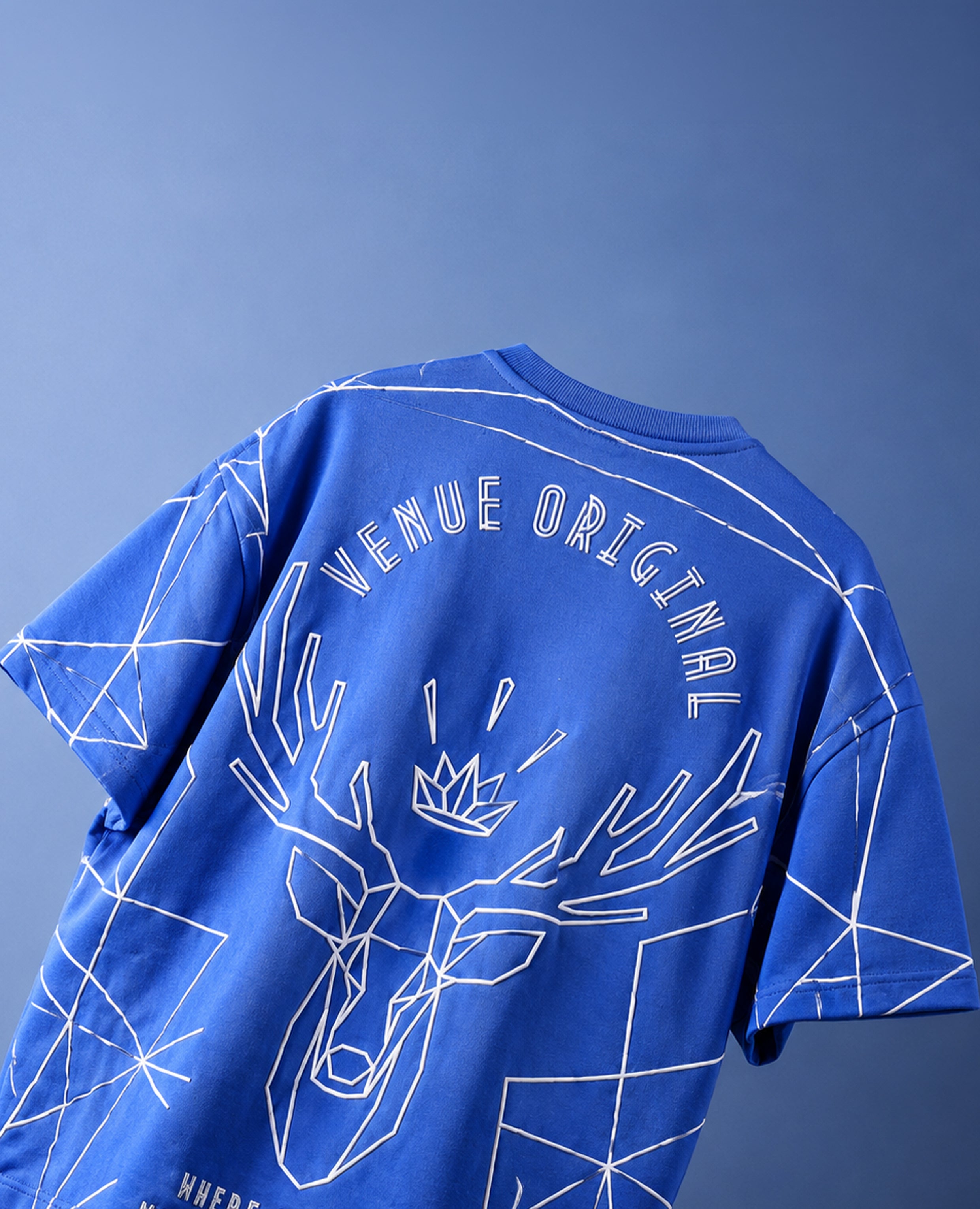 Buck Crown Puff Print Oversized T-shirt