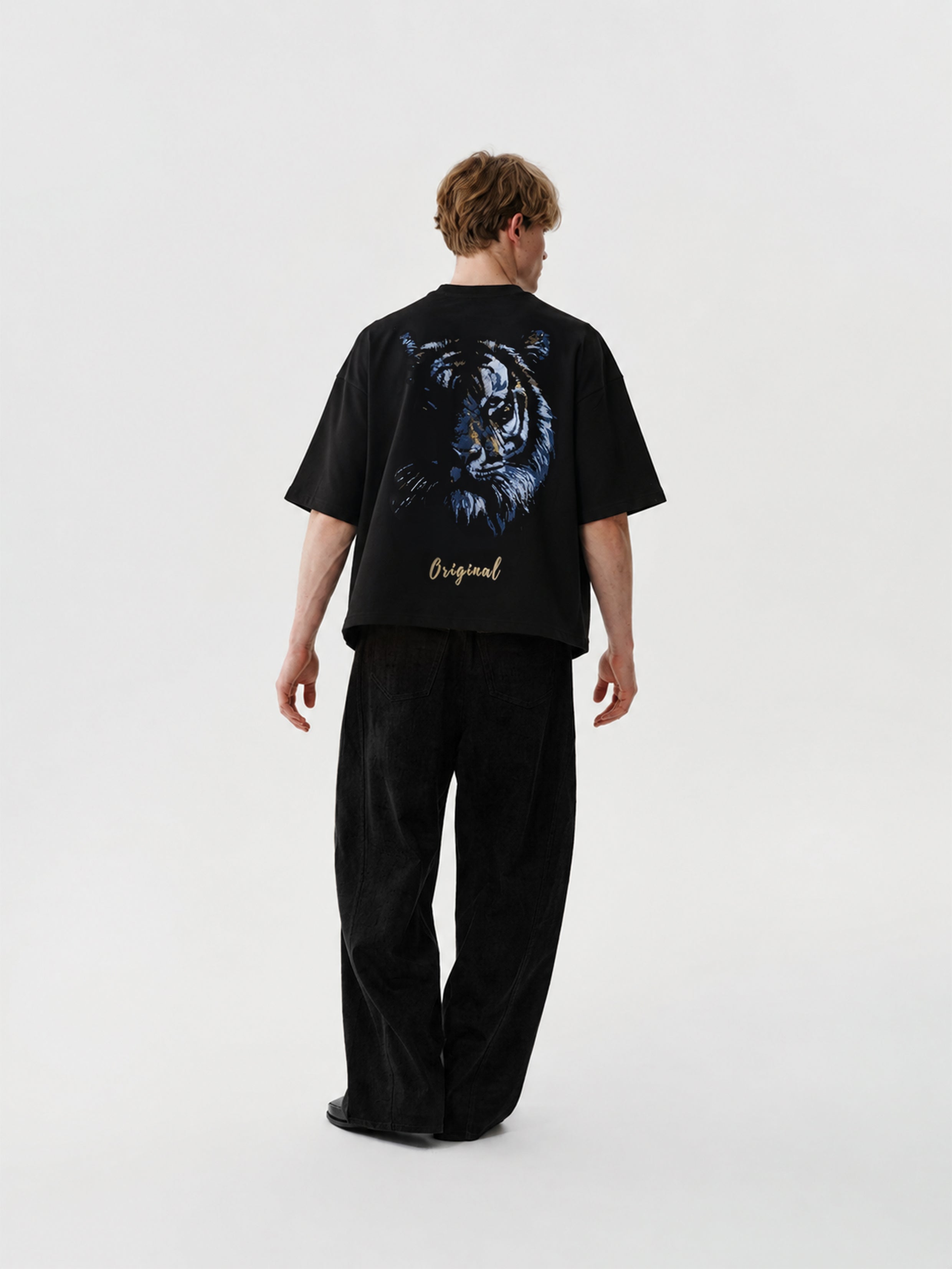 Black Tiger Oversized T-Shirt